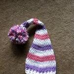 Ready To Ship Crochet Long Tail Pixie Elf Hat..