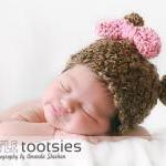 Beary Cute Bear Hat Sizes Newborn To Toddler..