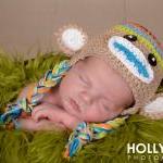 Crochet Boys Stripe Sock Monkey Hat Newborn To..