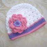 Ready To Ship Crochet Pink And Purple Newborn To..