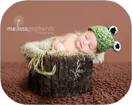 Crochet Frog Hat Sizes Newborn To Toddler Photography Prop