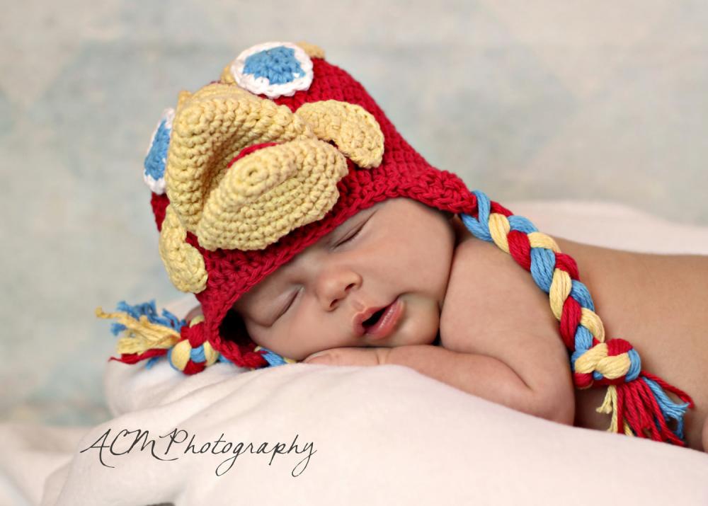 Crochet Bird Hat Newborn To Toddler Sizing Photography Prop