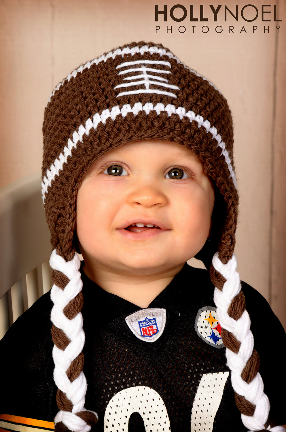 Crochet Football Hat Newborn To Toddler Sizing Photography Prop